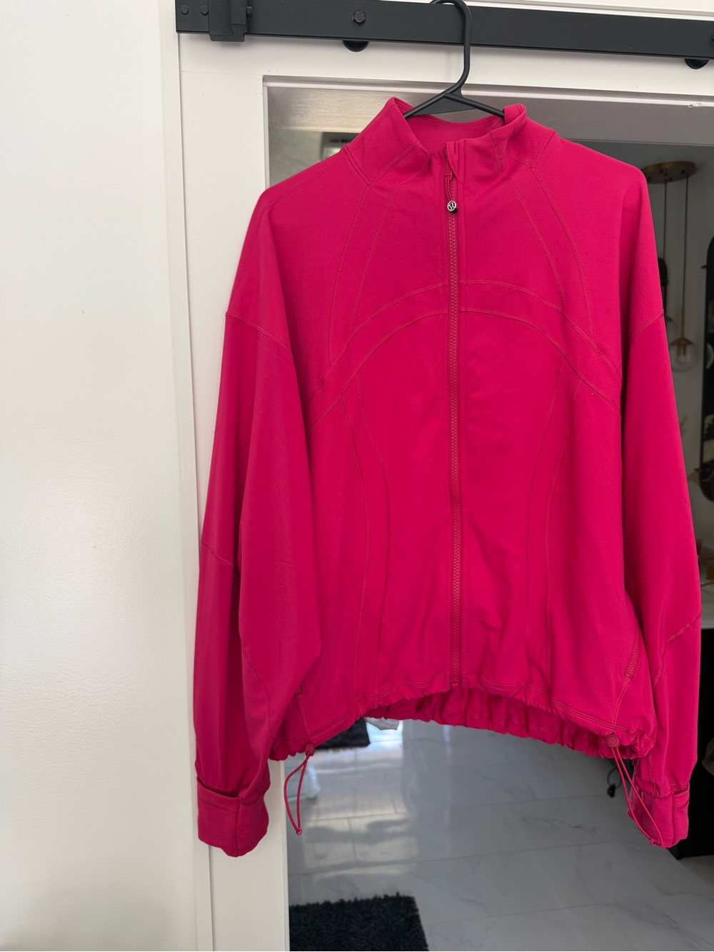 lululemon athletica Women's Hot Pink Zip-Up Bomber Jacket